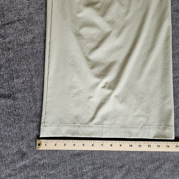 LIVI for Lane Bryant Pants Womens 18/20 Lime Green Wide Leg Drawstring Waist - Picture 7 of 16